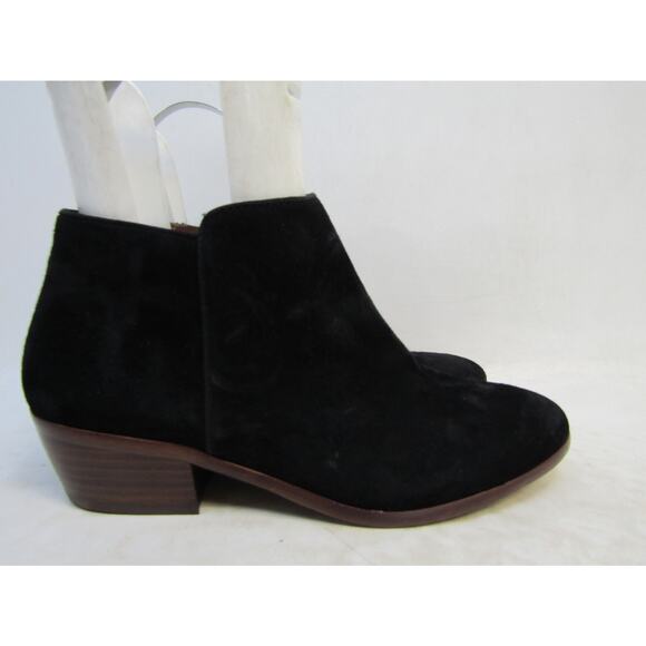 Sam Edelman Womens Size 9 M Black Suede Zip Ankle Fashion Boots Bootie - Picture 3 of 11